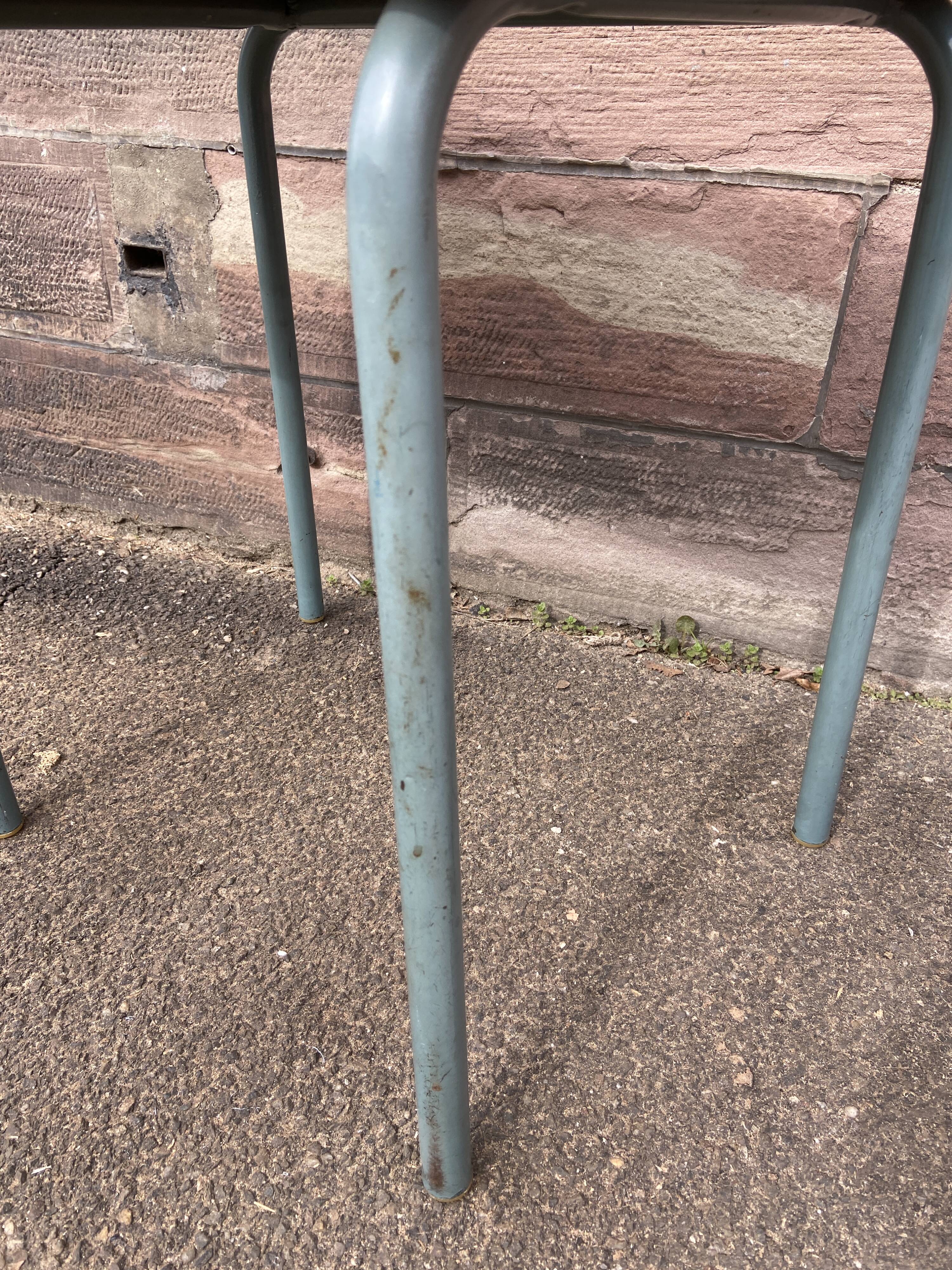 Small vintage kindergarten desk