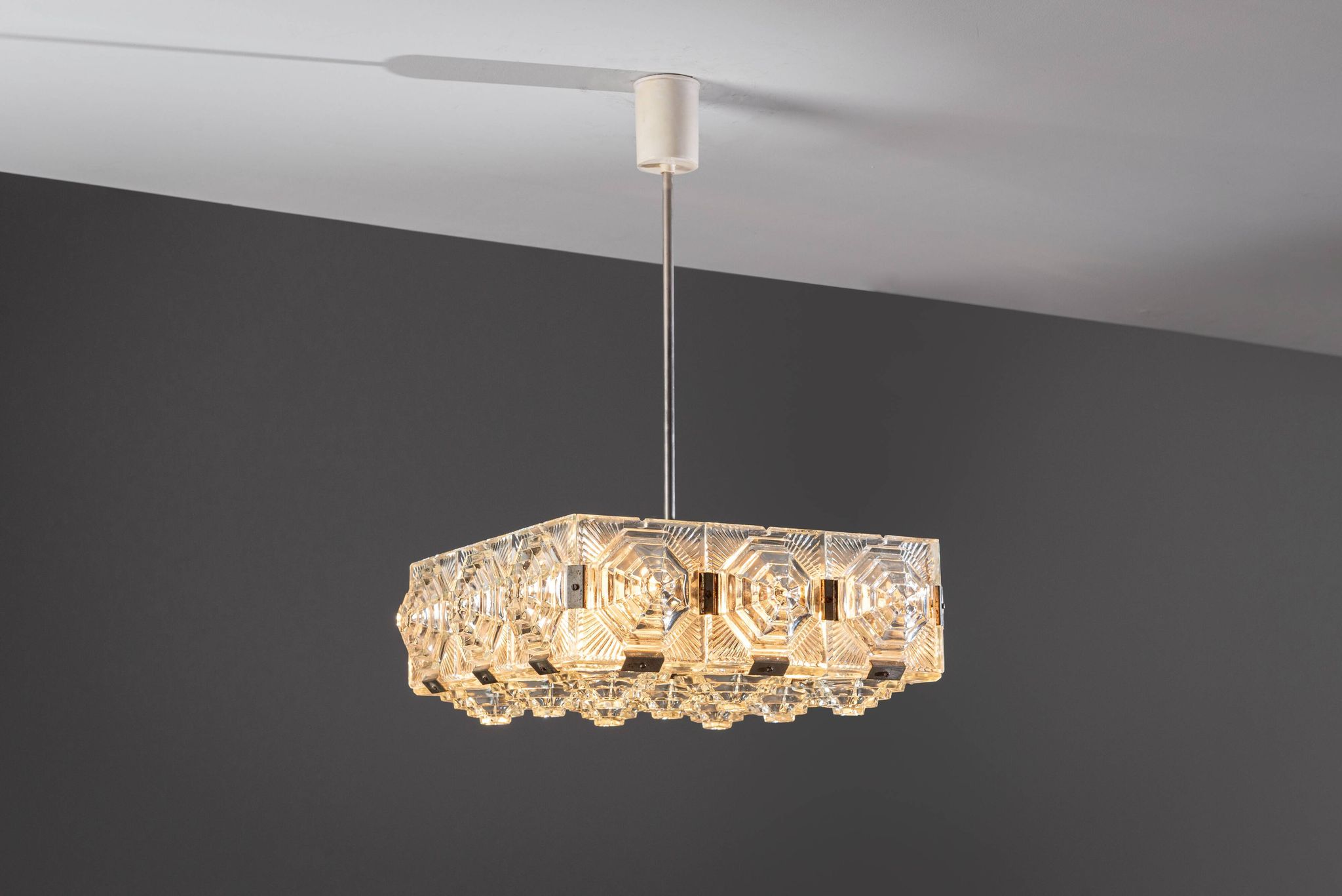 Chandelier Jaroslav Bejvl pour Kamenický Šenov
