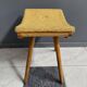 Tabouret jaune années 1960