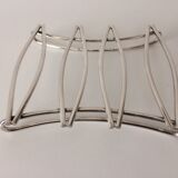Silver metal modernist table mat