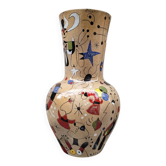 Vase "Miró", céramique émaillée, signé Renata, 1993 – Espagne