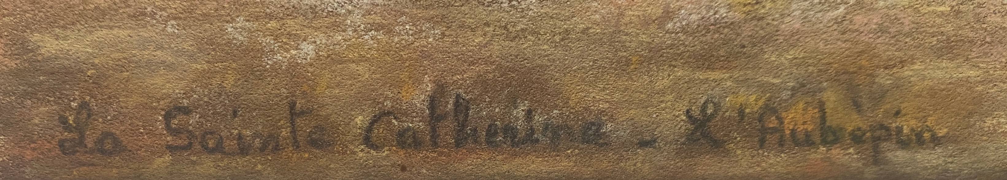 Painting in pastel by J Perrin Cornu