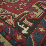 Tapis soumak en laine rouge de Turquie 121x190cm