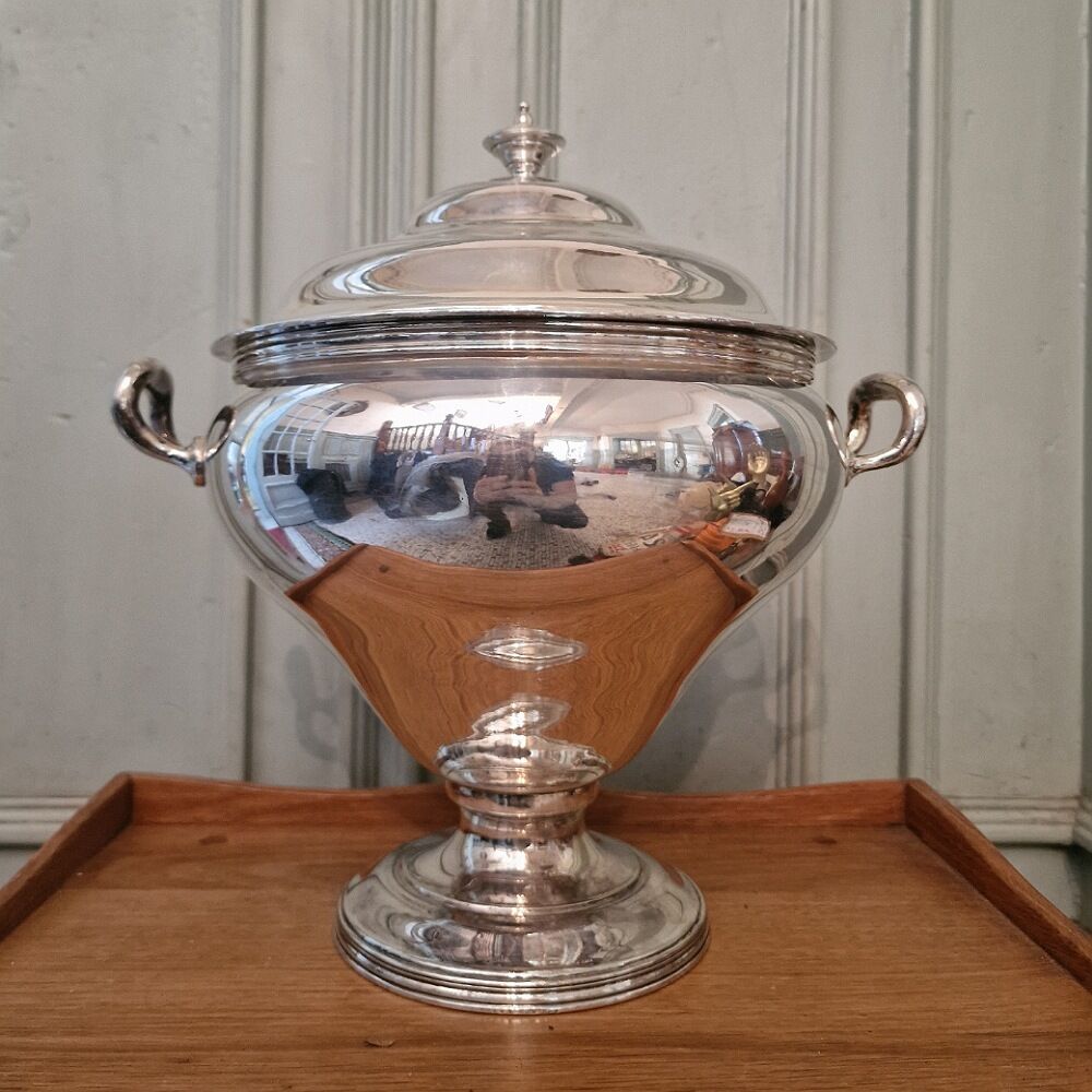 Vintage silver metal punch cup