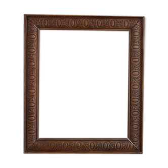 Carved wooden frame