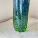 Vintage Scandinavian Blue and green Vase by Benny Motzfeldt for Randsfjord
