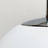 Vintage German space age glass ball pendant lamp by Limburg.