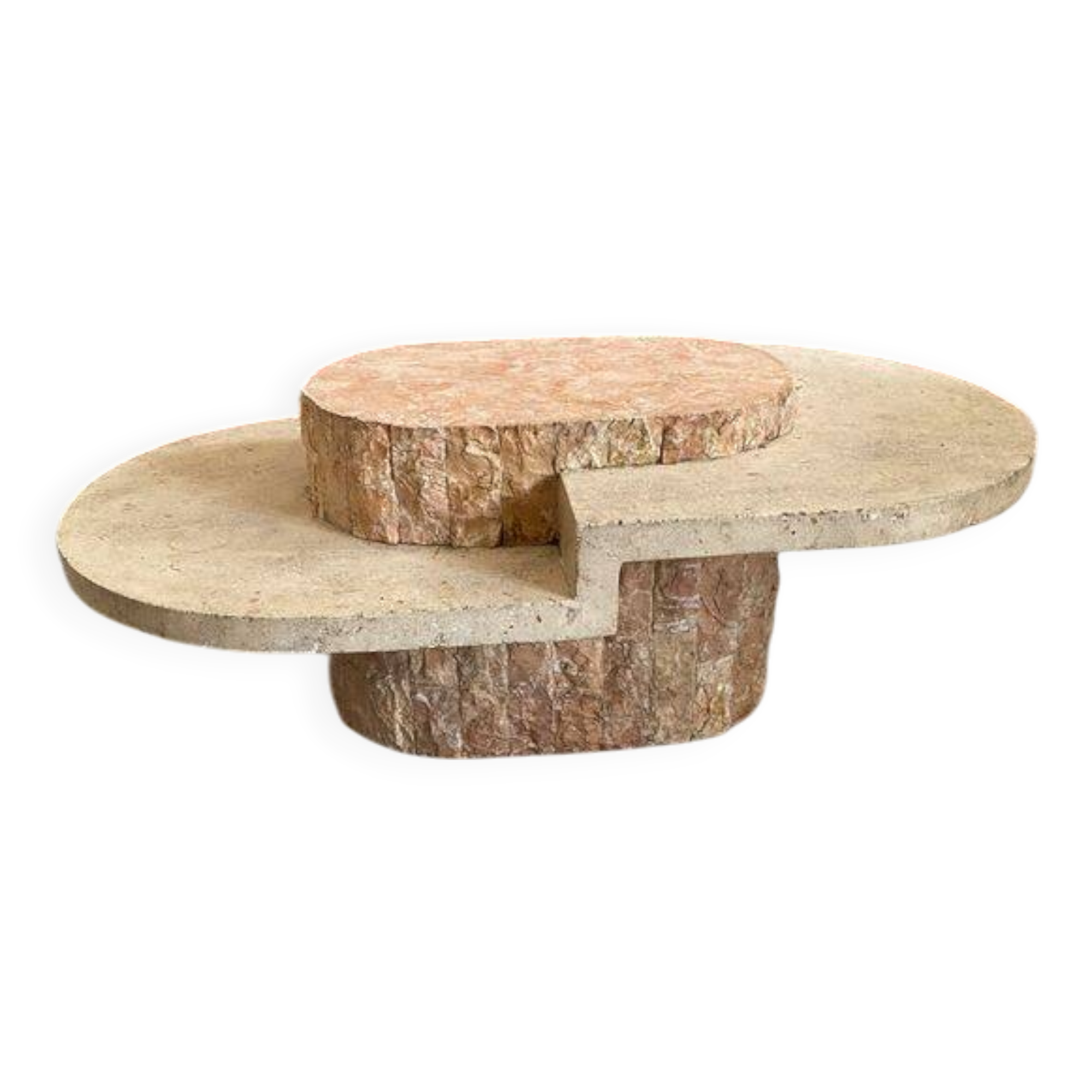 Mactan stone coffee table - Magnussen Ponte