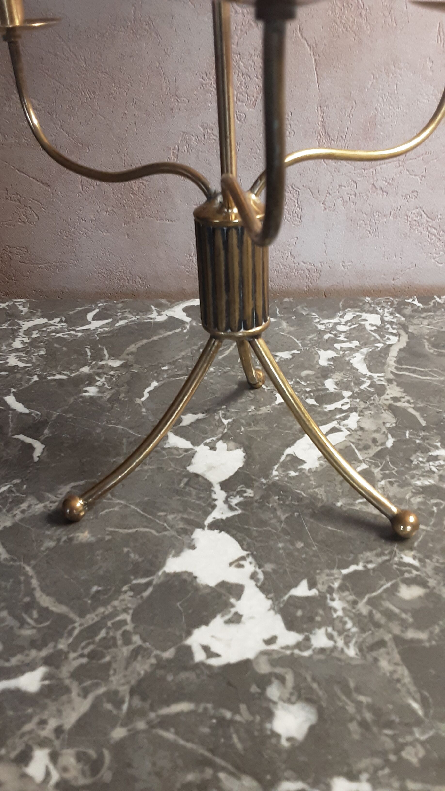 Brass chandelier - crowns - year 50