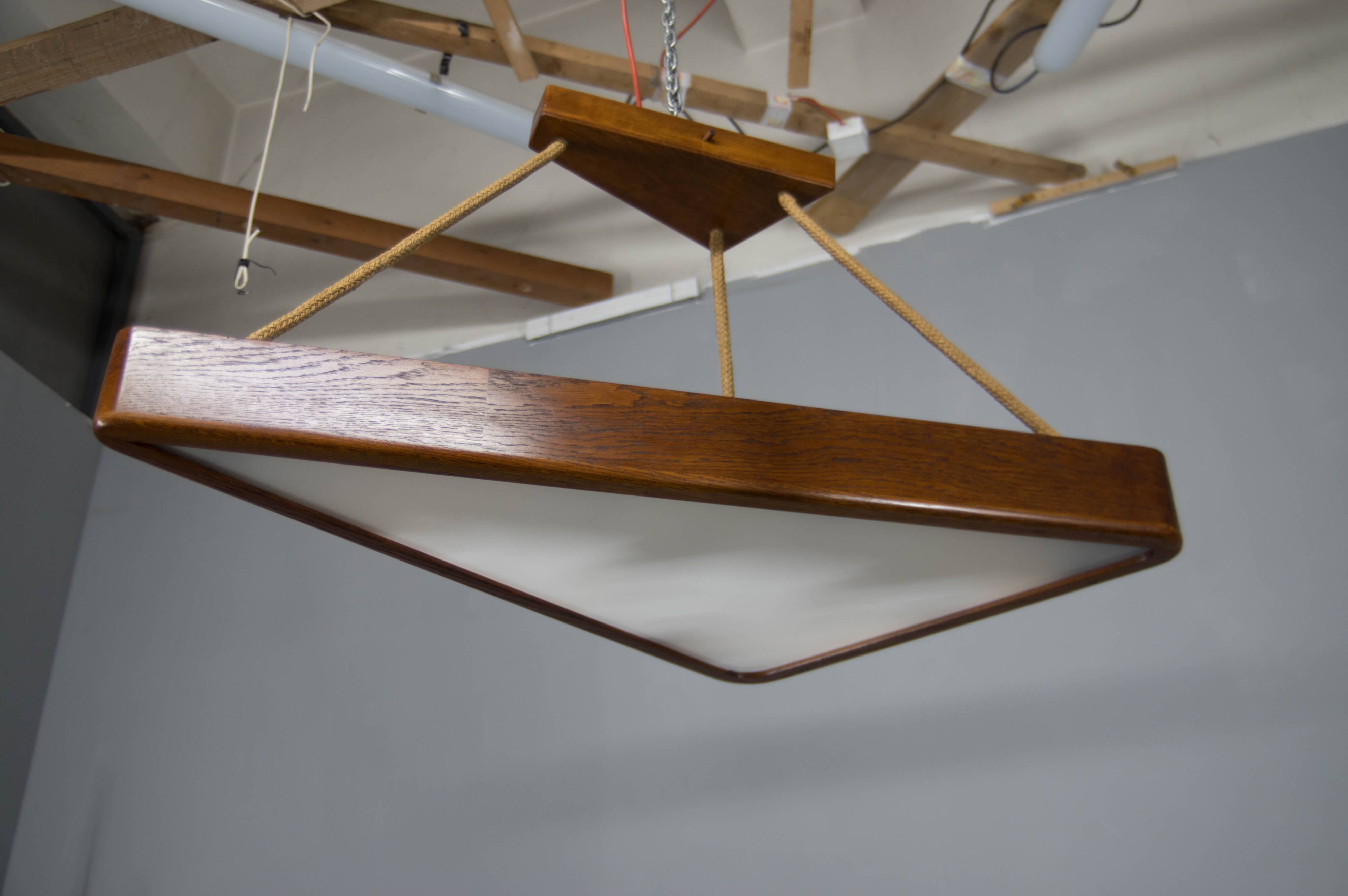 Mid-Century Modern Pendant Light by ULUV, 1960s – Restored