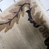 Vintage Tibetan Art Deco Khaden rug 92cm x 206cm 1960s