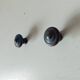 Pair of antique cast iron furniture handles