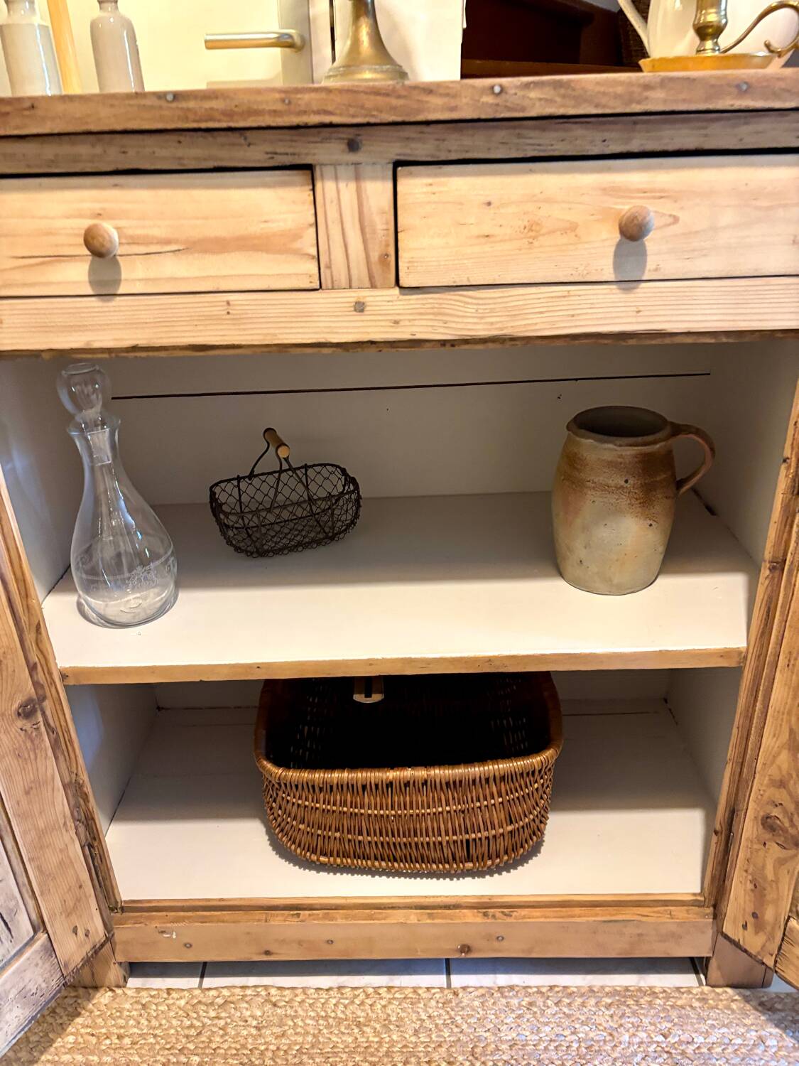 Buffet parisien bois brut