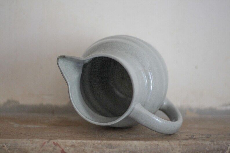 Ceramic pitcher Digoin, Art Deco pitcher, jug, kitchen, collection, pitcher