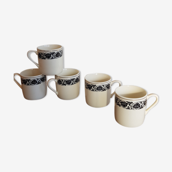 5 tasses à café