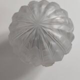 Art Deco ceiling light in frosted glass and bronze 1920