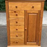English wooden chest of drawers from the 80s