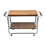 Vintage palisander  extending side table trolley