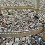 Old vintage rolling serving table