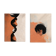 Set of two acrylic paintings on canvas - diptych