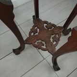 Sellette wood marble