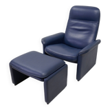 De Sede DS50 lounge chair with footstool