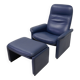 De Sede DS50 lounge chair with footstool