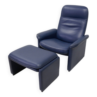 De Sede DS50 lounge chair with footstool