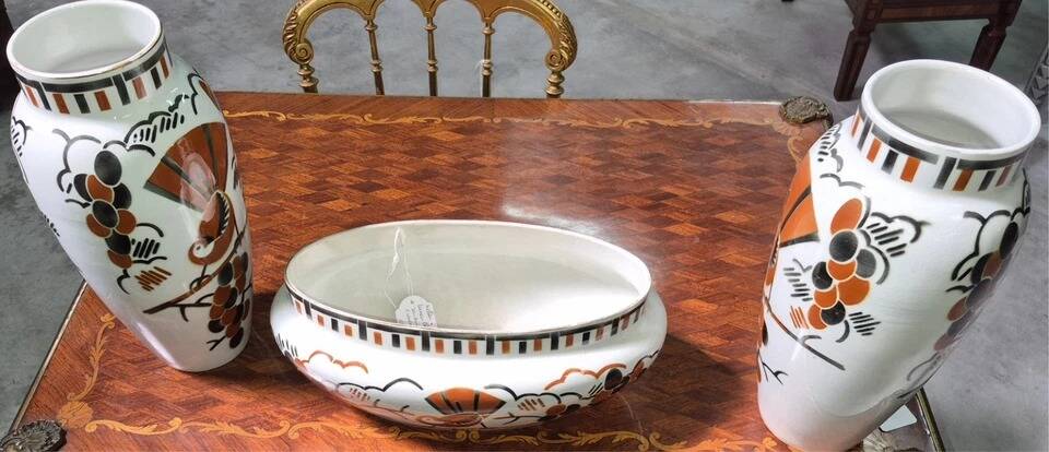 Lunéville earthenware (Keller & Guérin) – Art Deco – 20th century