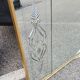 Venetian mirror art deco brasserie bistro in eglomised glass