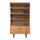 Vintage modernist oak display bookcase