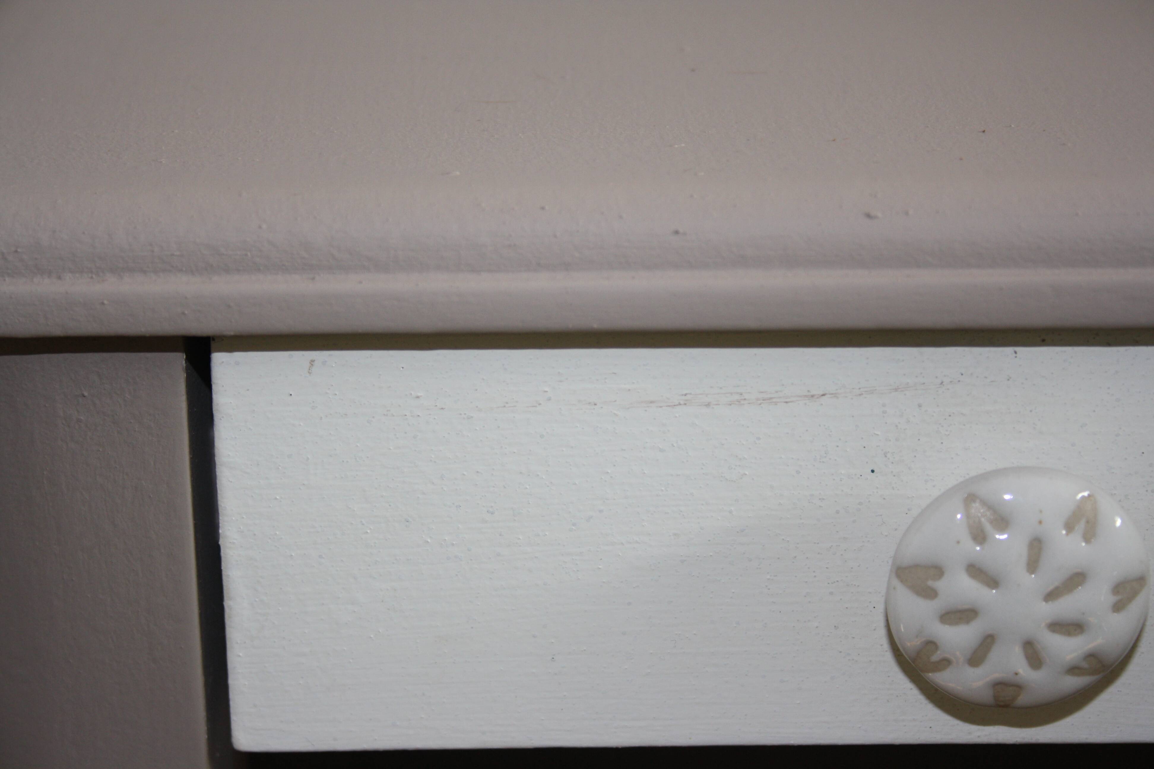 Pair of painted wooden bedside tables