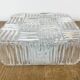Vintage Glass Wall or Ceiling Light, 1970s