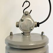 Industrial Italian Aluminium Pendant Lamp from Fael Luce, 1970s
