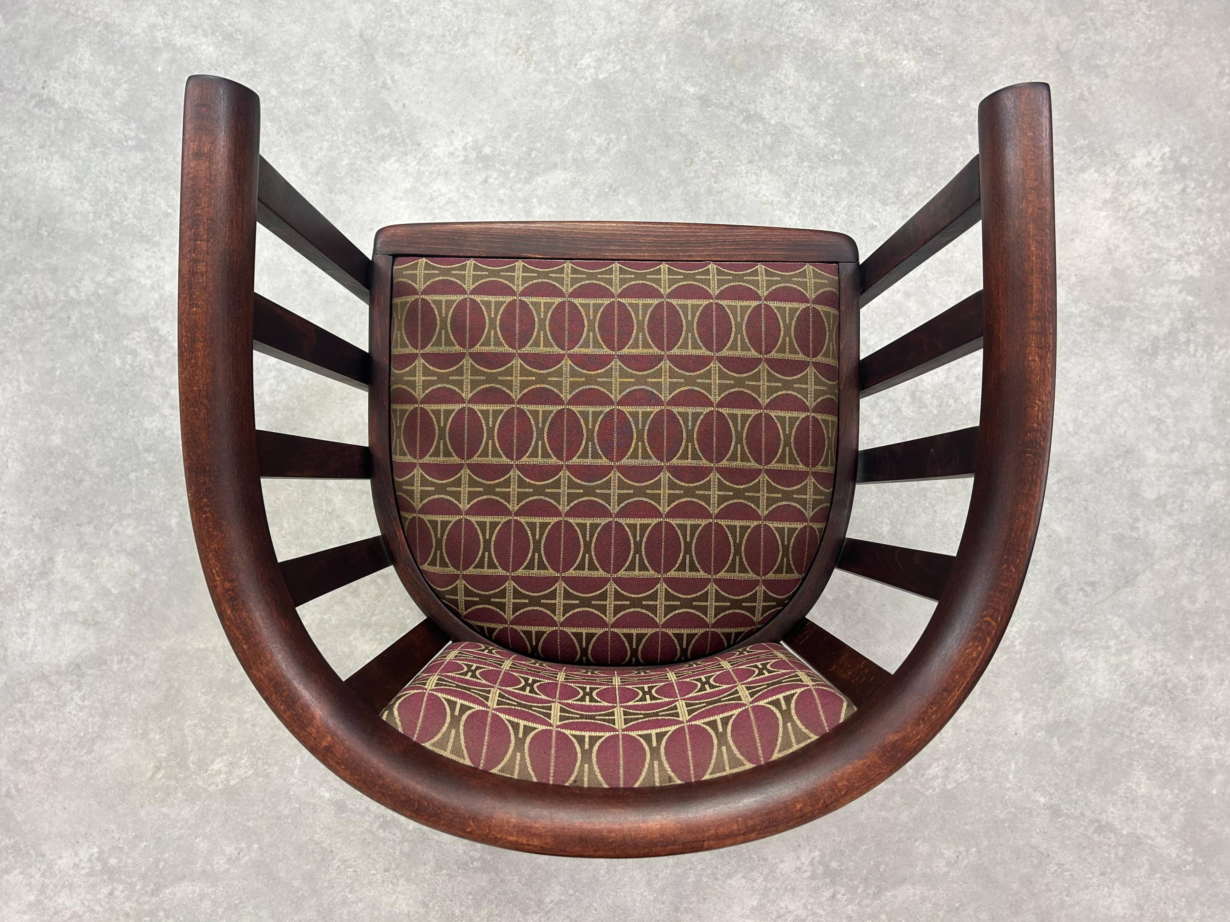 Secession Fledermaus armchairs by Josef Hoffmann