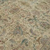 1980s 289 cm x 380 cm beige wool carpet