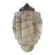 Suspension art déco – opaline marbrée