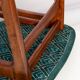 Green velvet Mid-Century chair designed by Rajmund Hałas, Poland, 1960s.