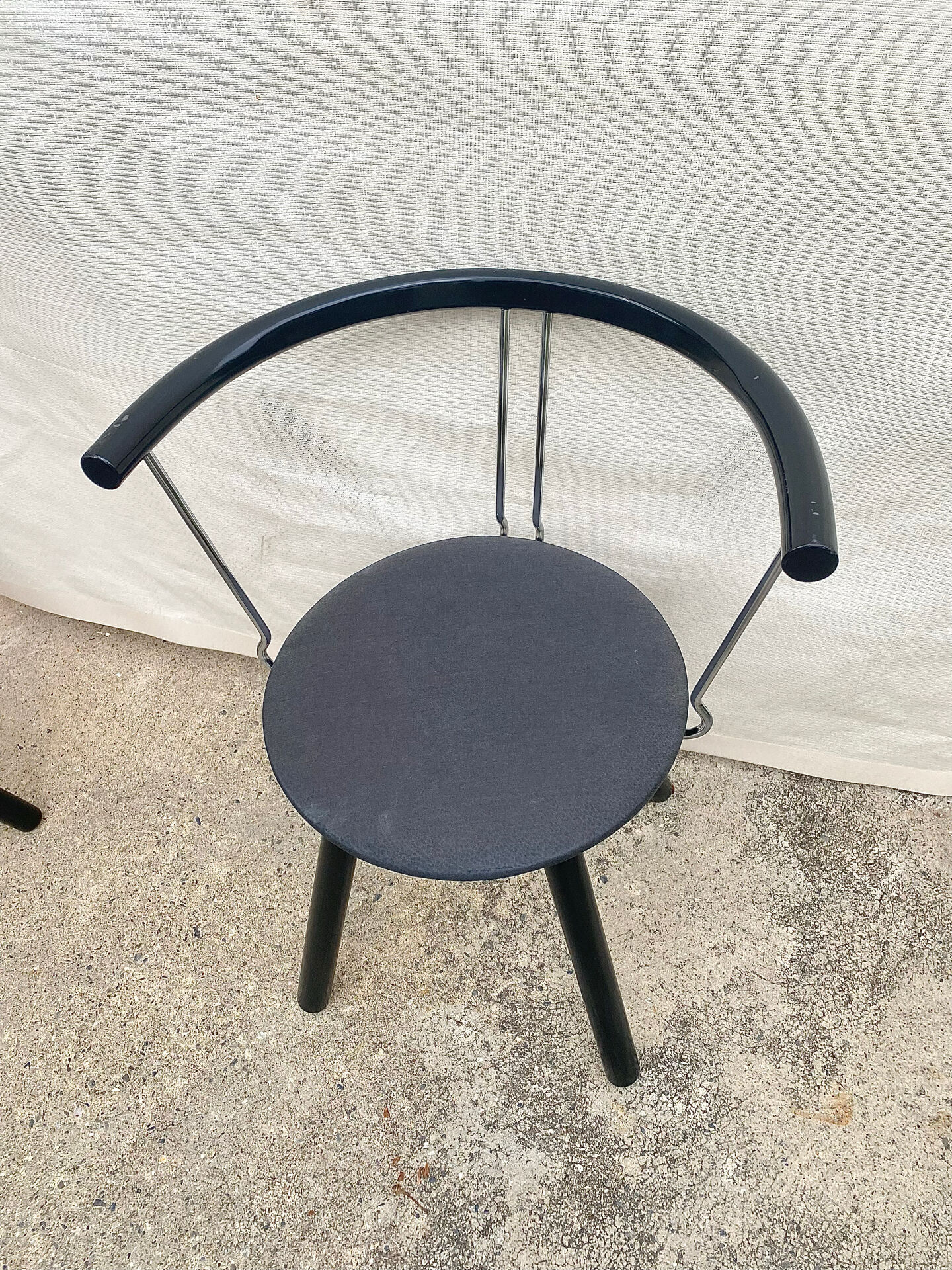 Techna armchairs – asahi kogyo, italian manufacture, 1990s