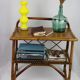 Rattan bedside table