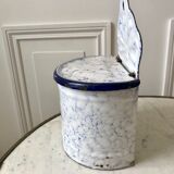 enamelled salt jar to be fixed early twentieth century