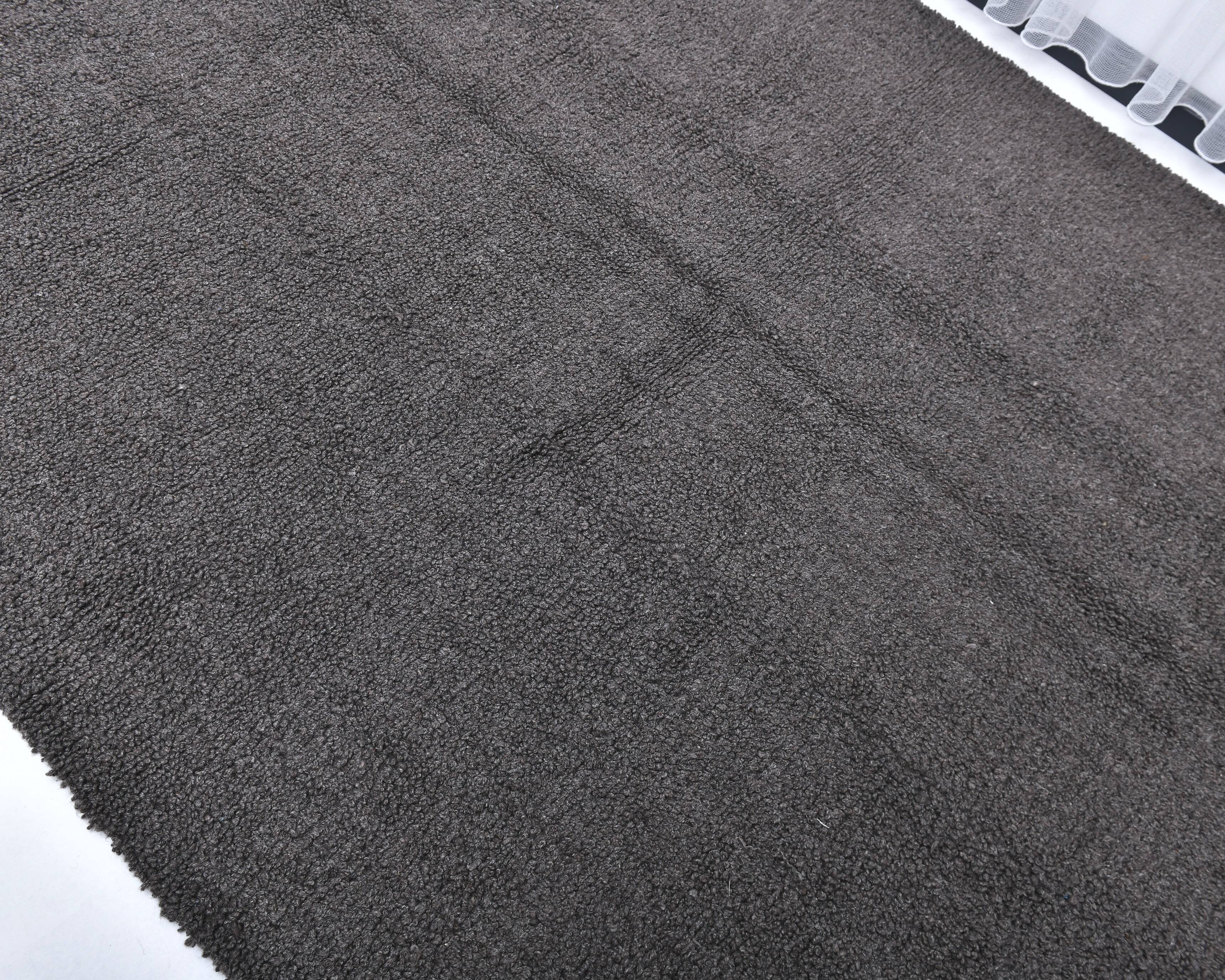 7x10 Oversize Brown Handmade Rug, 211x302Cm SK 241441