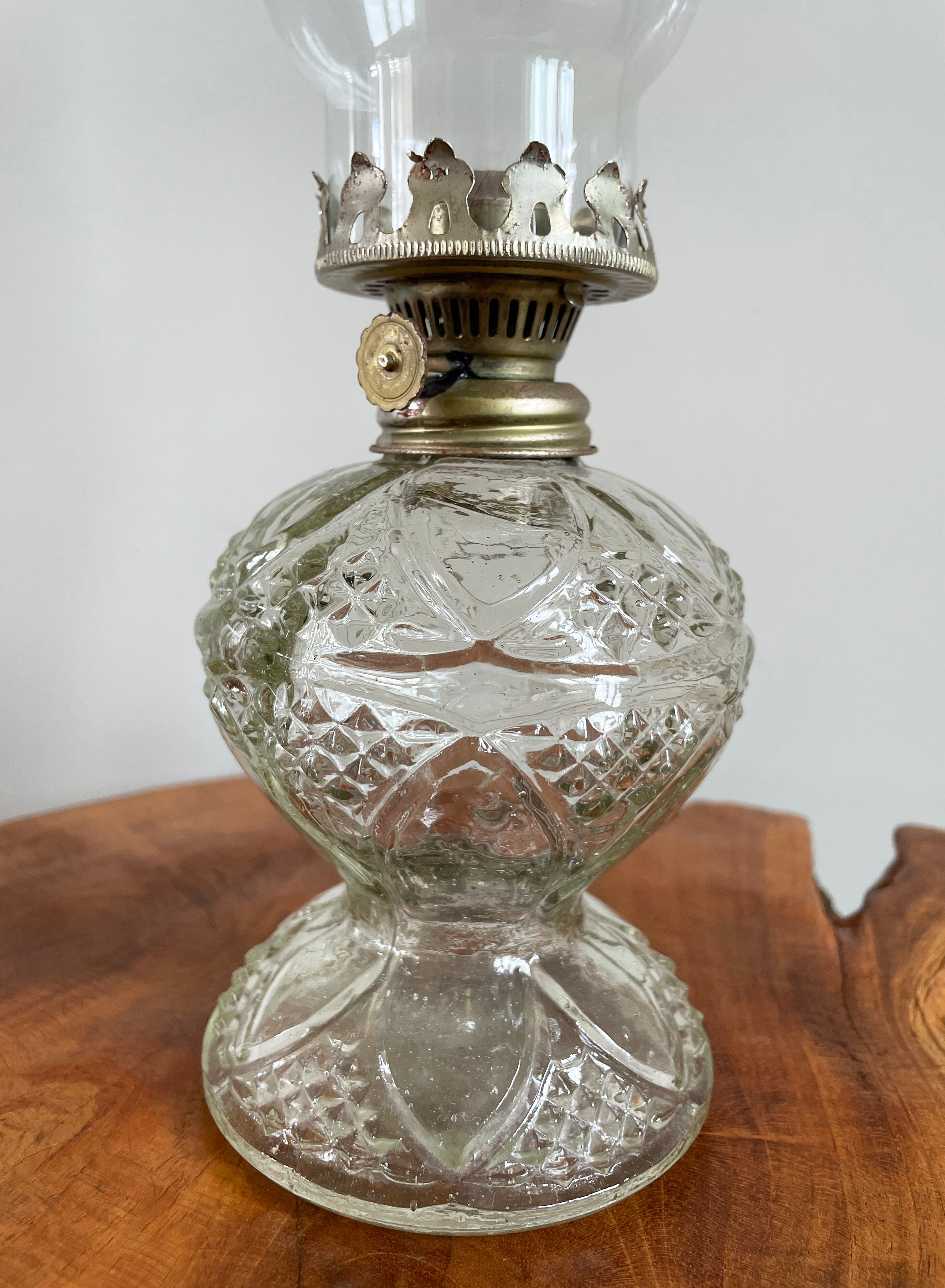 Set of 2 Hong Kong Vintage Oil Lamps