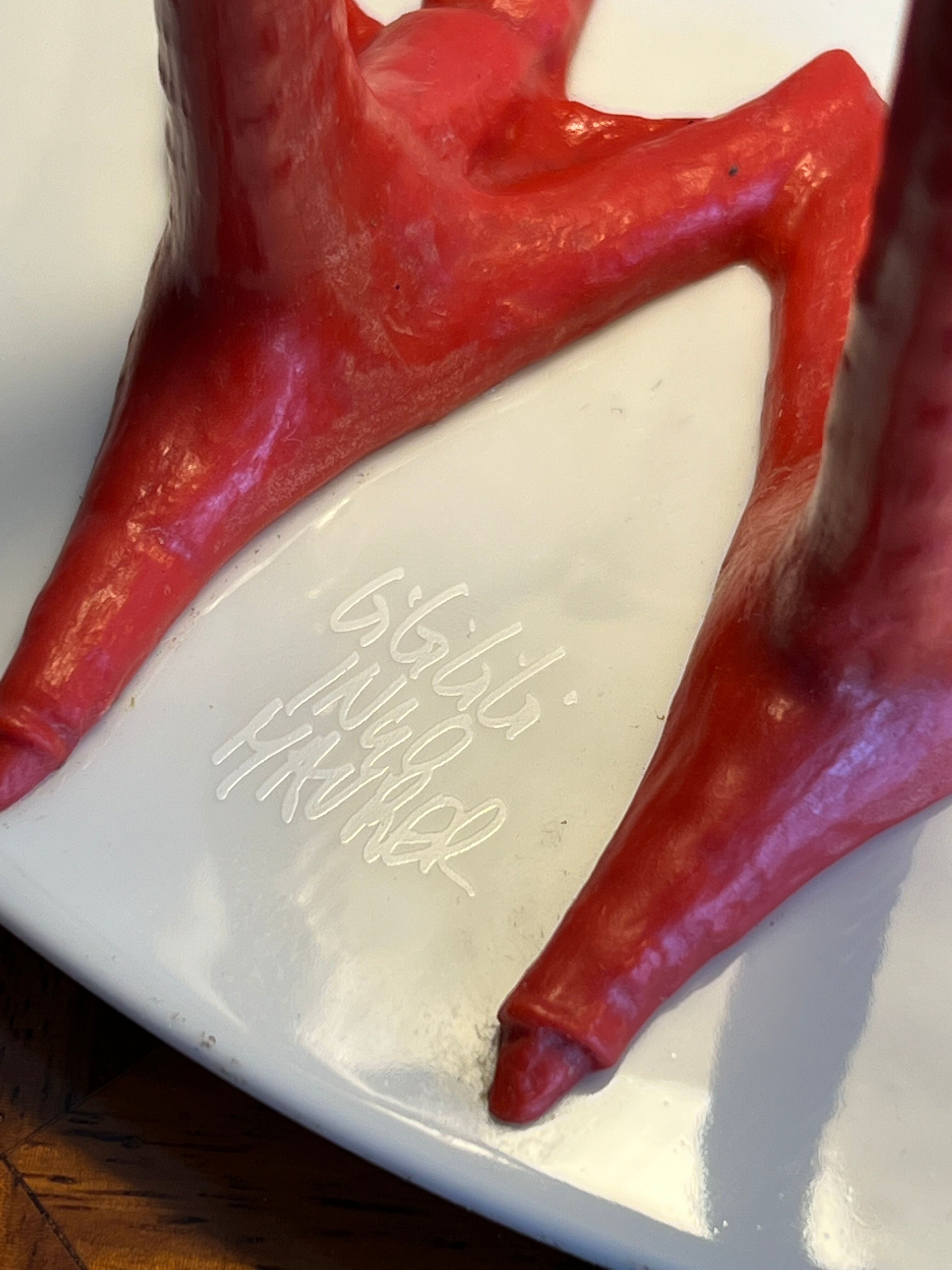 Lamp by Ingo Maurer 1982 bibibibi limited edition metal / porcelain model