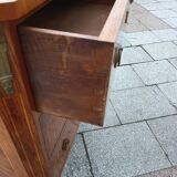 Old Louis XVI style chest of drawers in marquetry