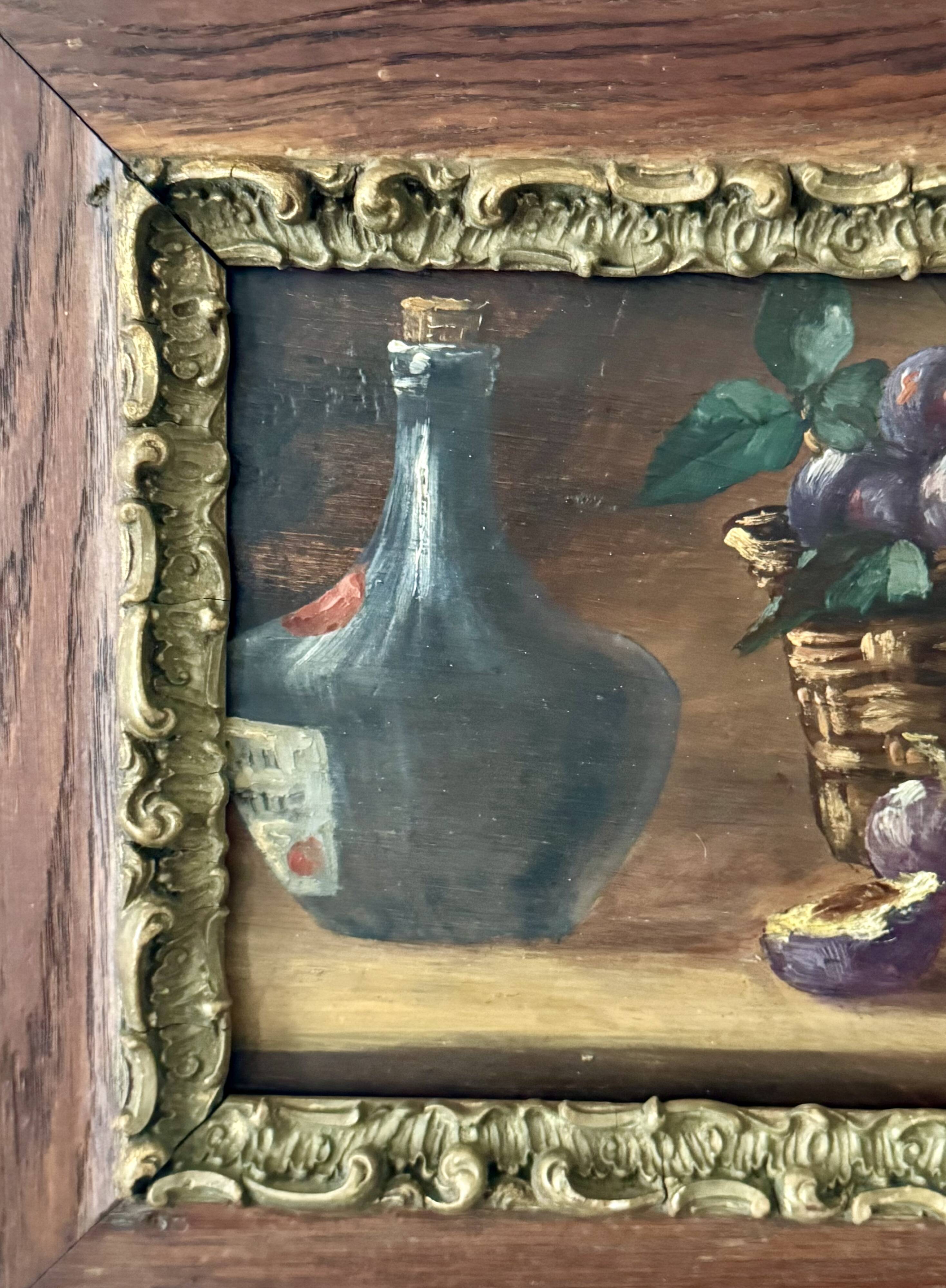 Still Life with Plums