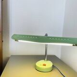 Fluorescent green office desk lamp