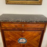 Writing desk of Louis XVI period in marquetry circa 1780