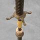 Napoleon III style copper and onyx marble coat stand, France, early 20th ce