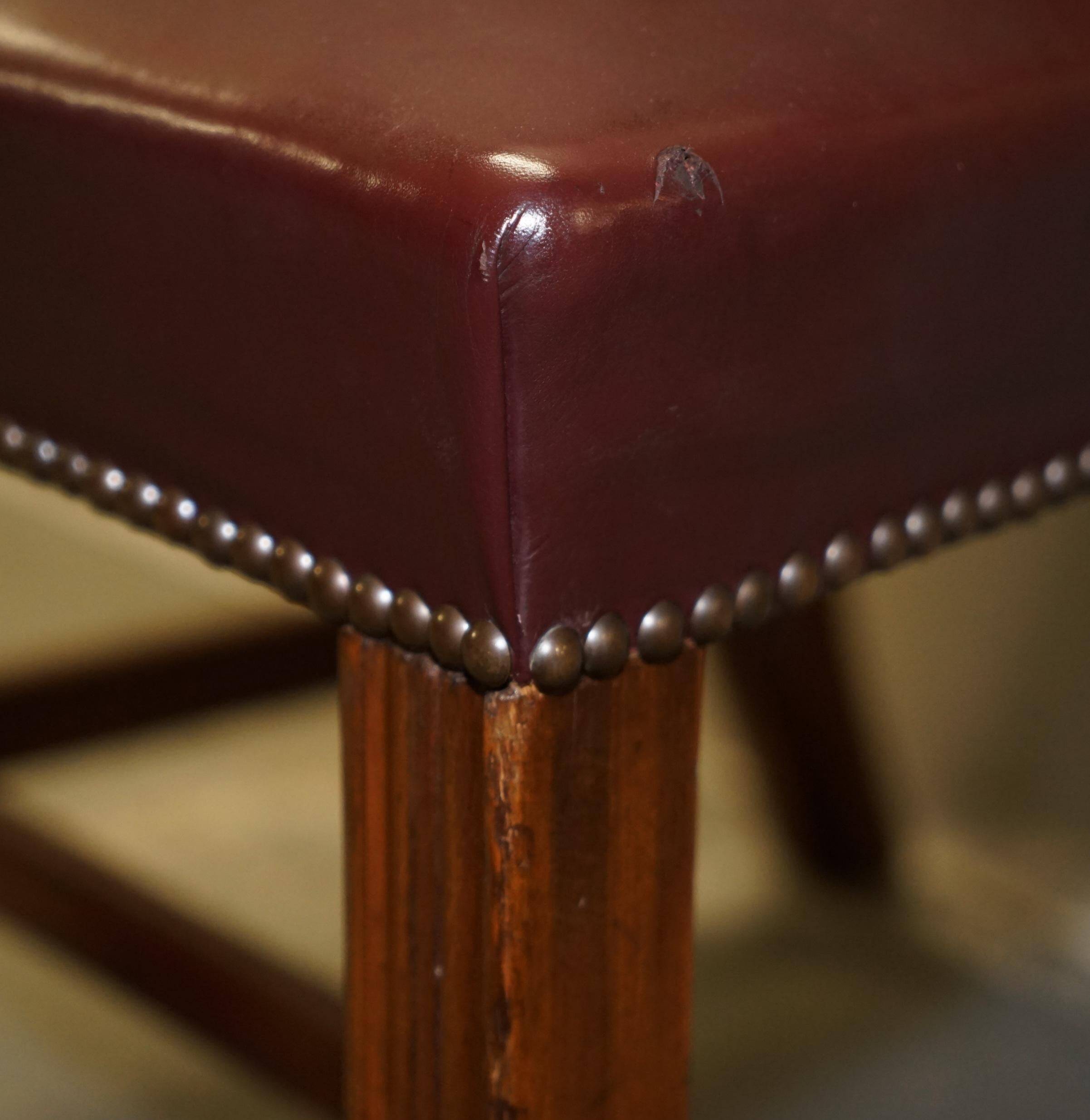 Pair of Spencer House leather office chairs